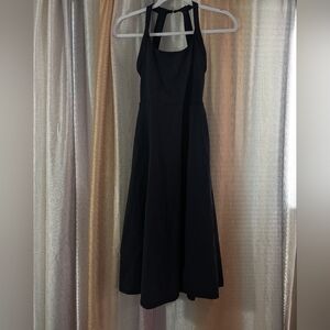 🎉 2 for $20 🎉 Black Activewear Dress With Slit And Cross Back